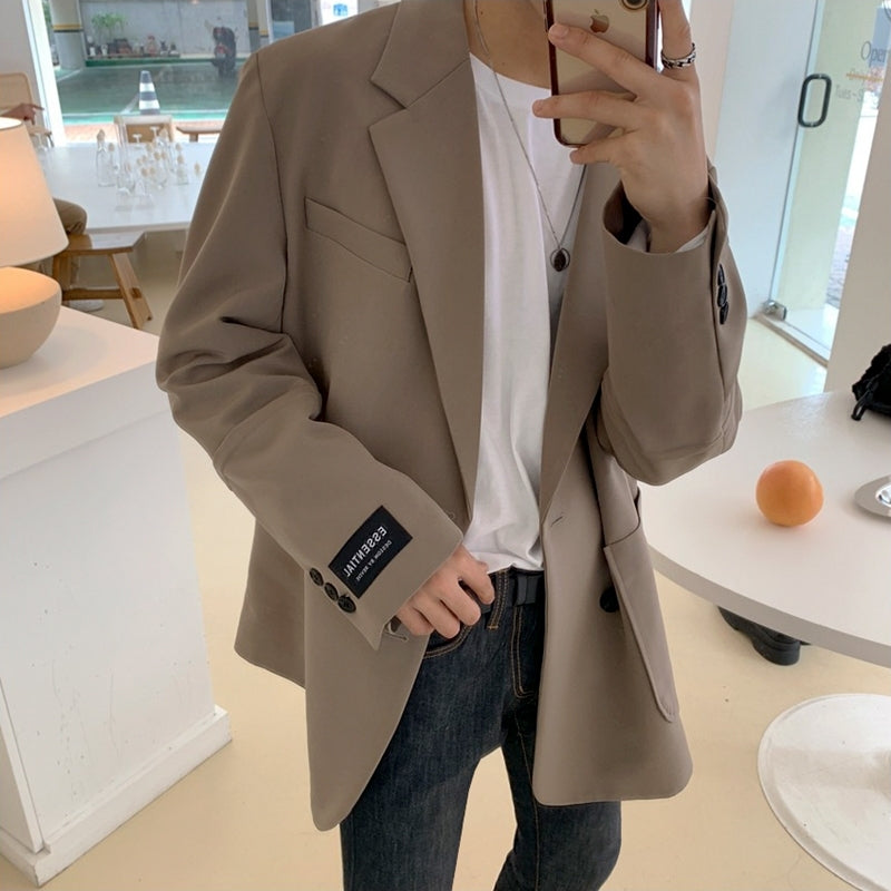 Casual Relaxed Fit Blazer Korean Style
