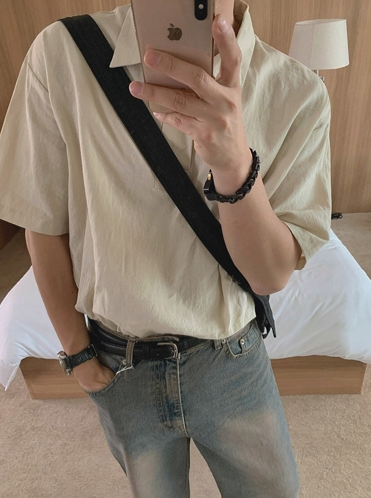 Casual Relaxed Fit Polo Shirt