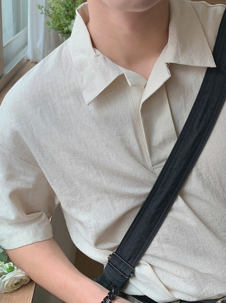 Casual Relaxed Fit Polo Shirt