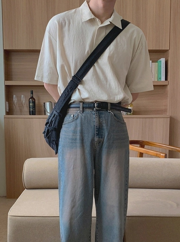 Casual Relaxed Fit Polo Shirt