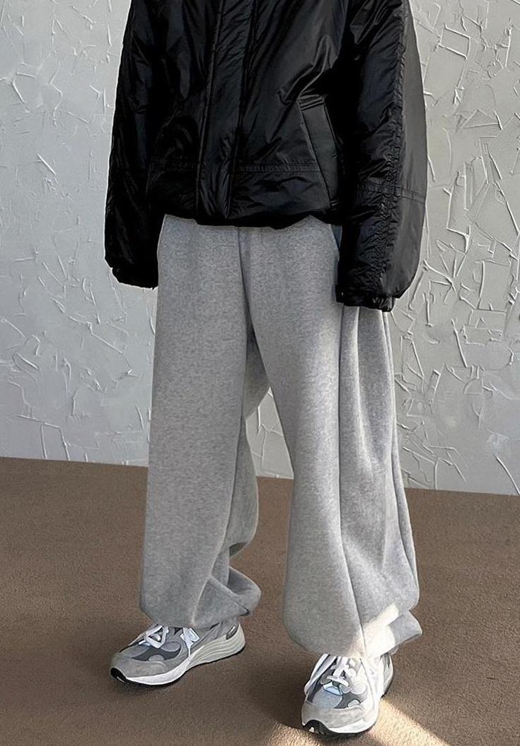 Casual Relaxed Fit Warm Jogger Pants