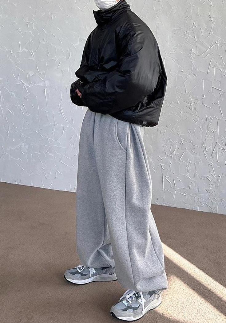 Casual Relaxed Fit Warm Jogger Pants