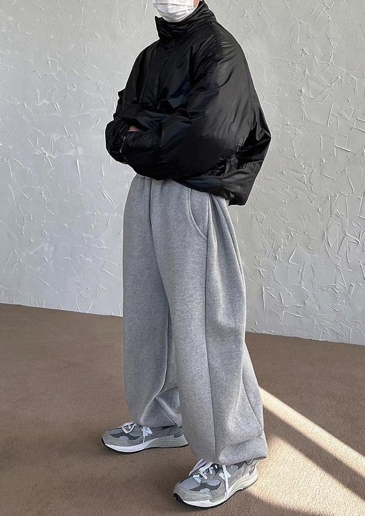 Casual Relaxed Fit Warm Jogger Pants
