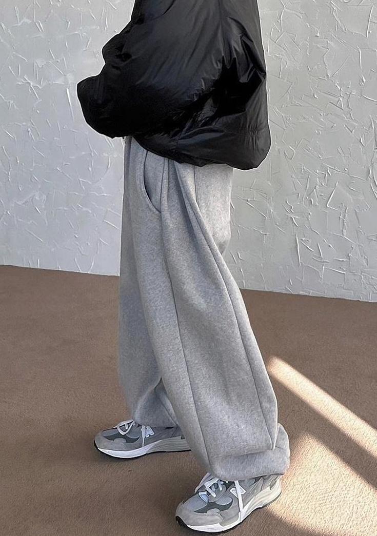 Casual Relaxed Fit Warm Jogger Pants