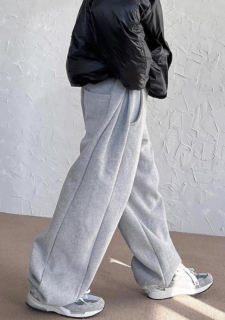 Casual Relaxed Fit Warm Jogger Pants
