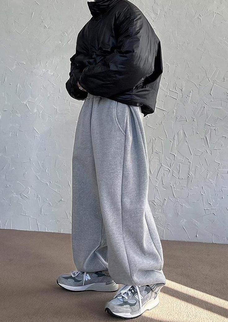 Casual Relaxed Fit Warm Jogger Pants