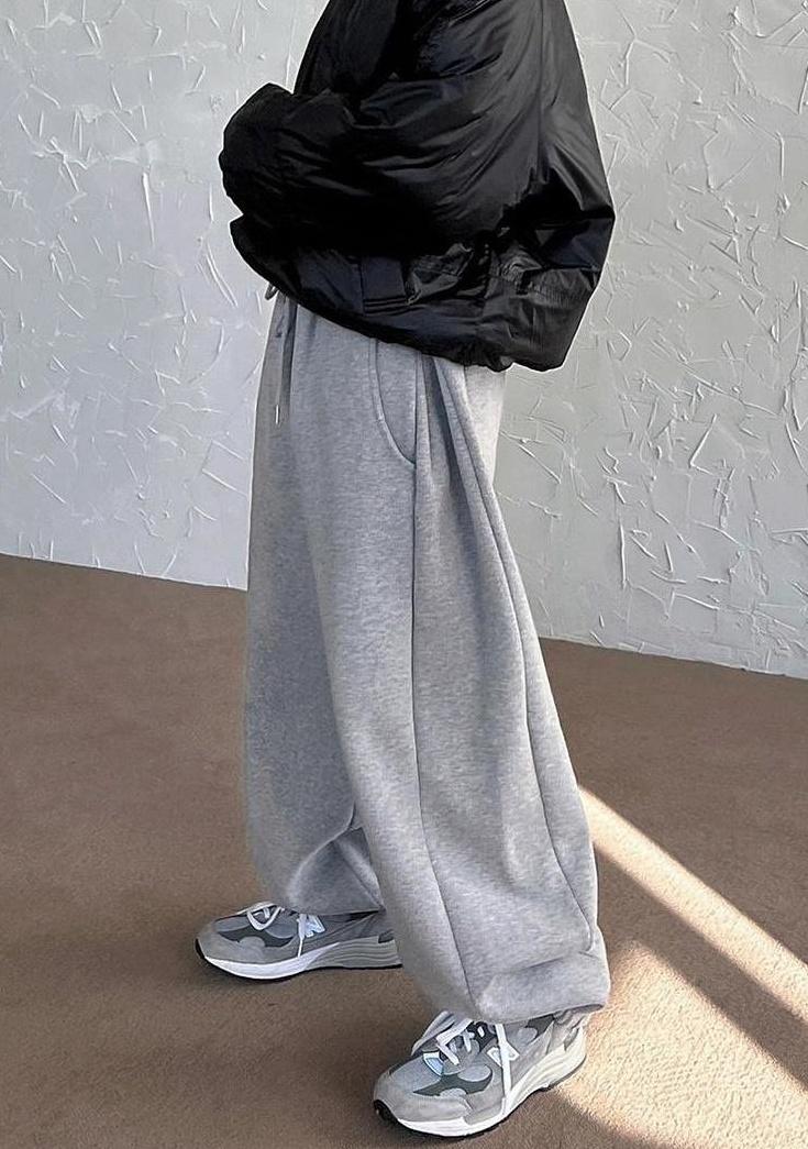 Casual Relaxed Fit Warm Jogger Pants