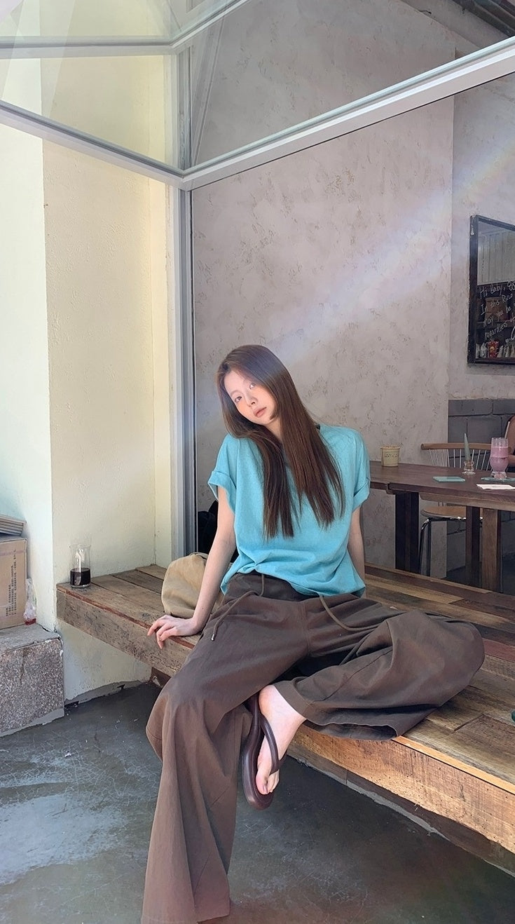 Casual Relaxed Fit Wide Leg Cargo Pants