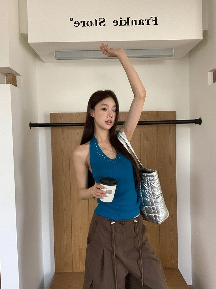 Casual Relaxed Fit Wide Leg Cargo Pants