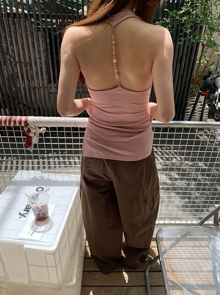 Casual Relaxed Fit Wide Leg Cargo Pants