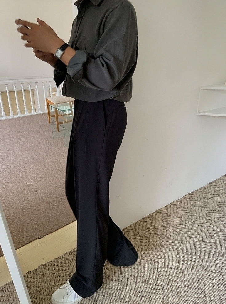 Casual Solid Long Sleeve Utility Shirt