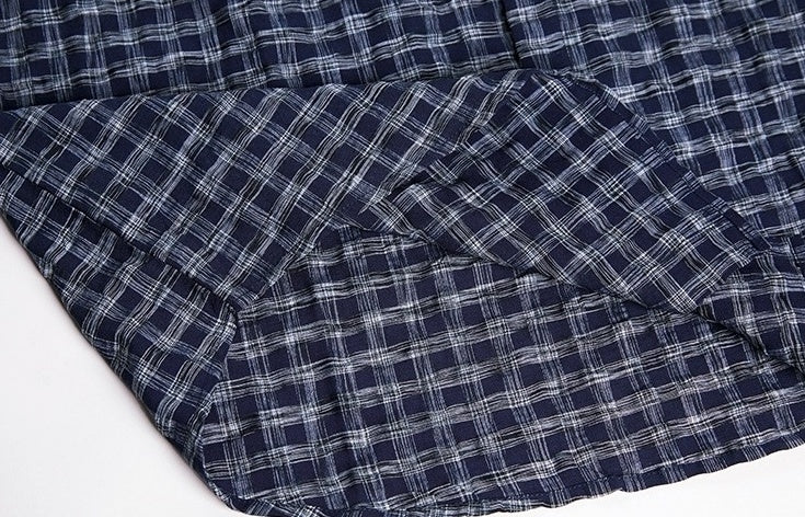 Casual Striped Plaid Shirt Collection