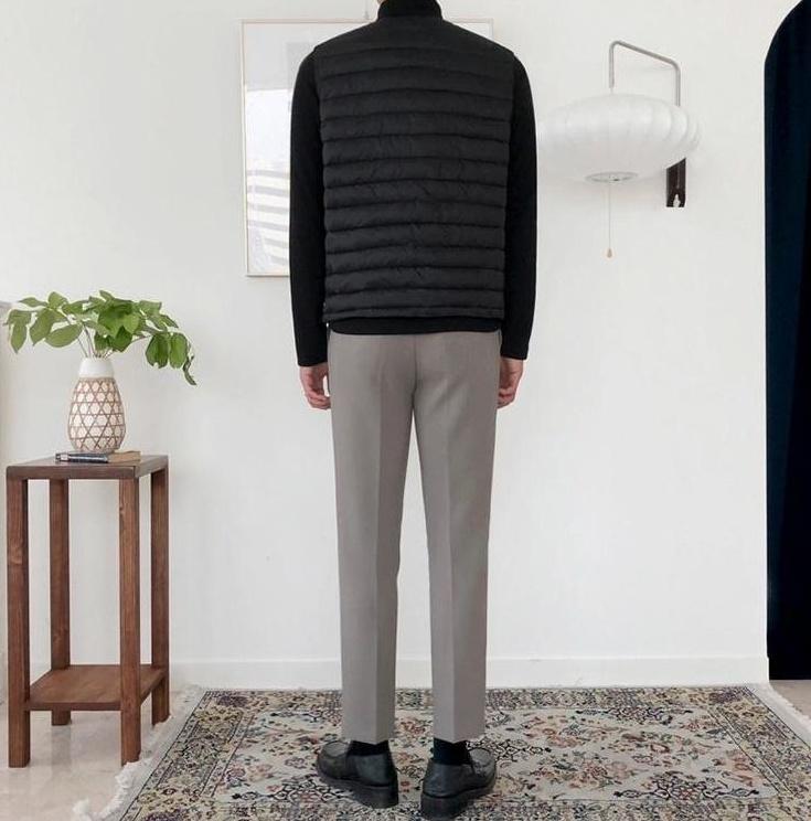 Casual Tailored Trousers With Draped Effect