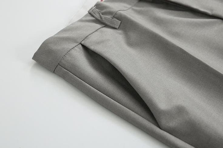 Casual Tailored Trousers With Draped Effect