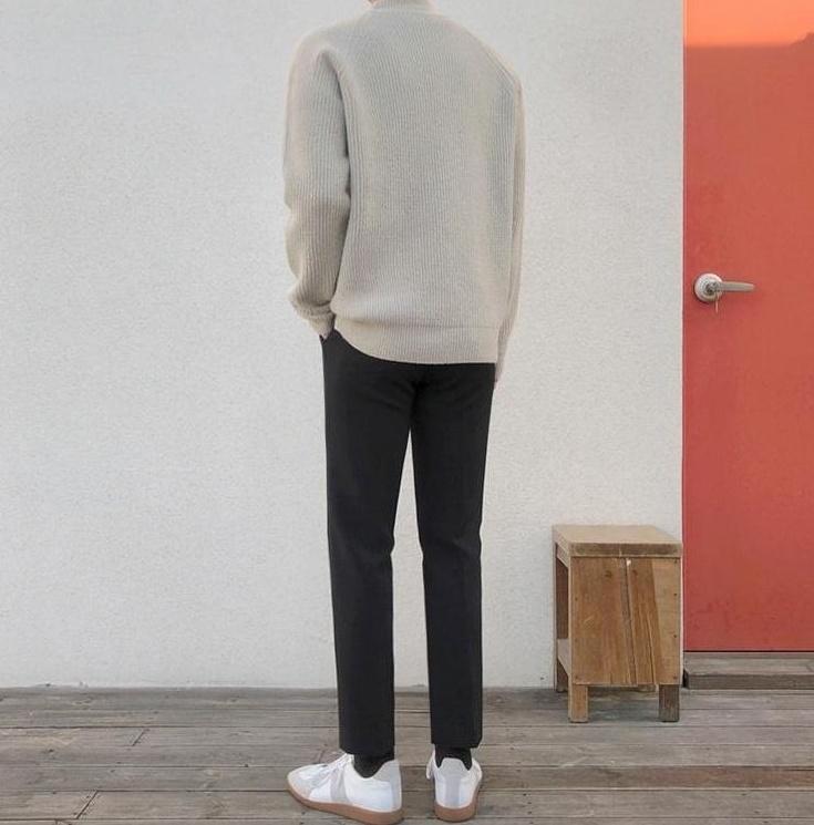 Casual Tailored Trousers With Draped Effect