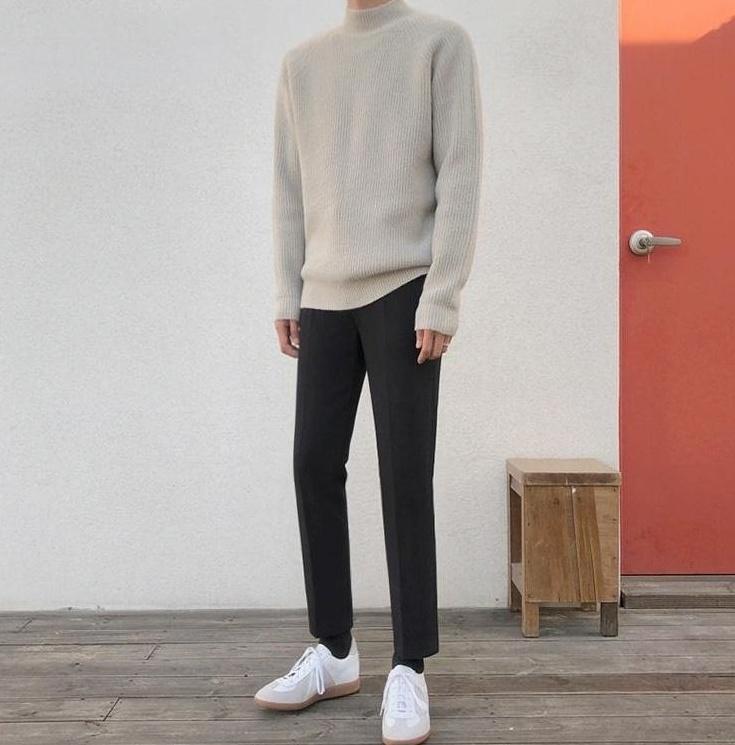 Casual Tailored Trousers With Draped Effect