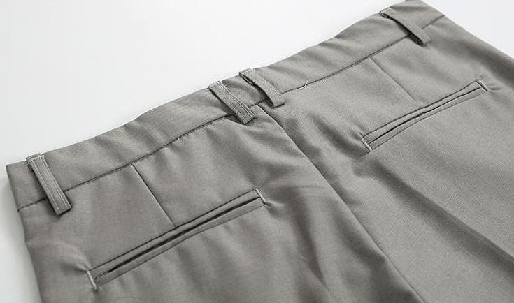 Casual Tailored Trousers With Draped Effect
