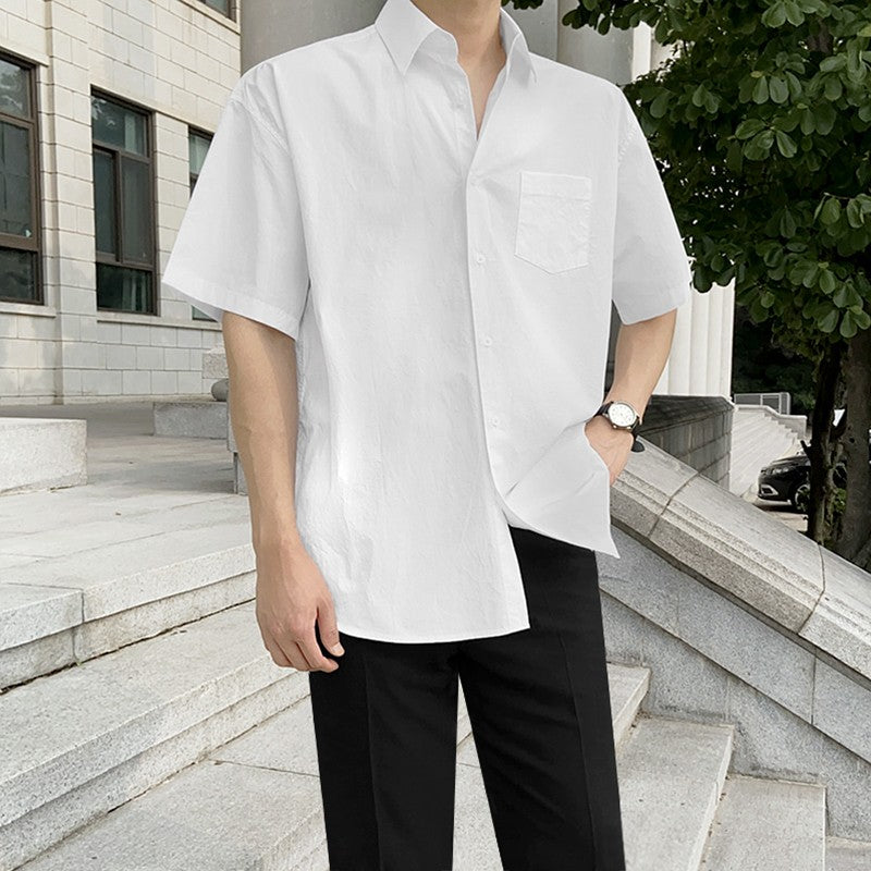 Casual Trendy Short Sleeve Shirt