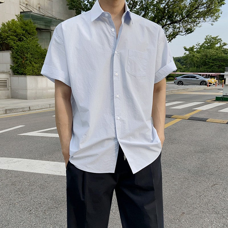 Casual Trendy Short Sleeve Shirt