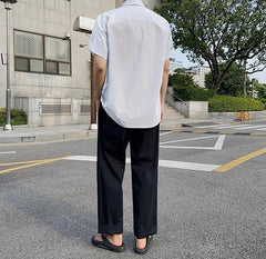 Casual Trendy Short Sleeve Shirt