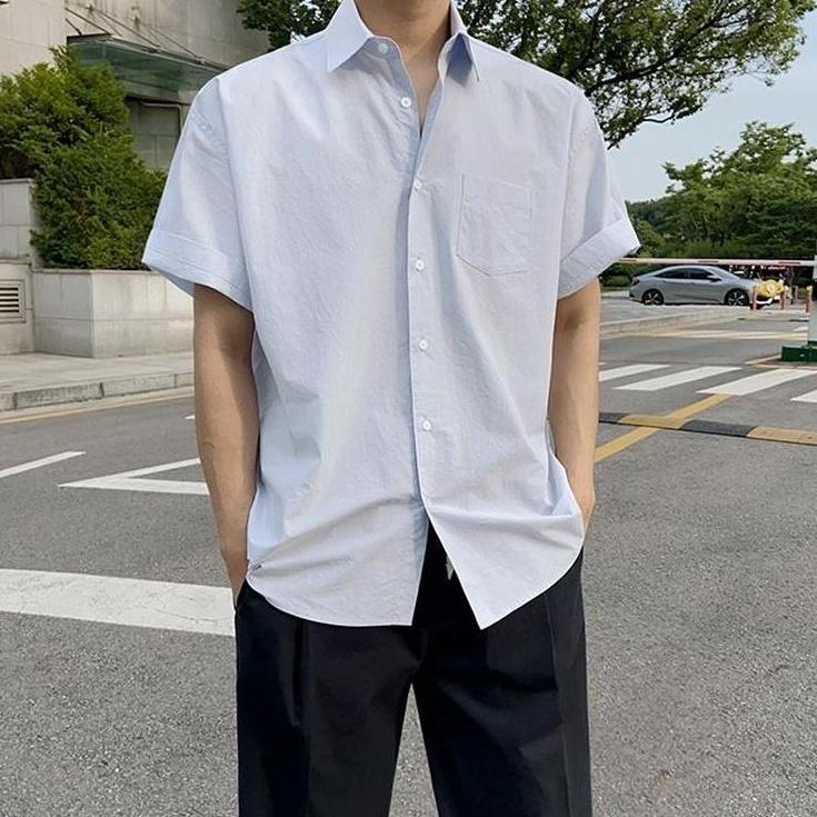Casual Trendy Short Sleeve Shirt