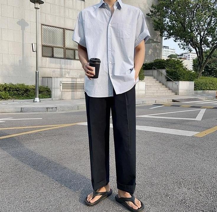 Casual Trendy Short Sleeve Shirt