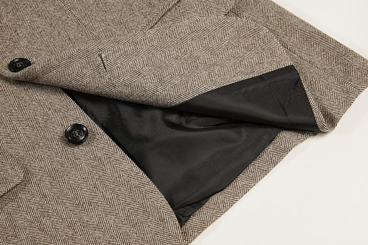 Casual Vintage Blazer Jacket