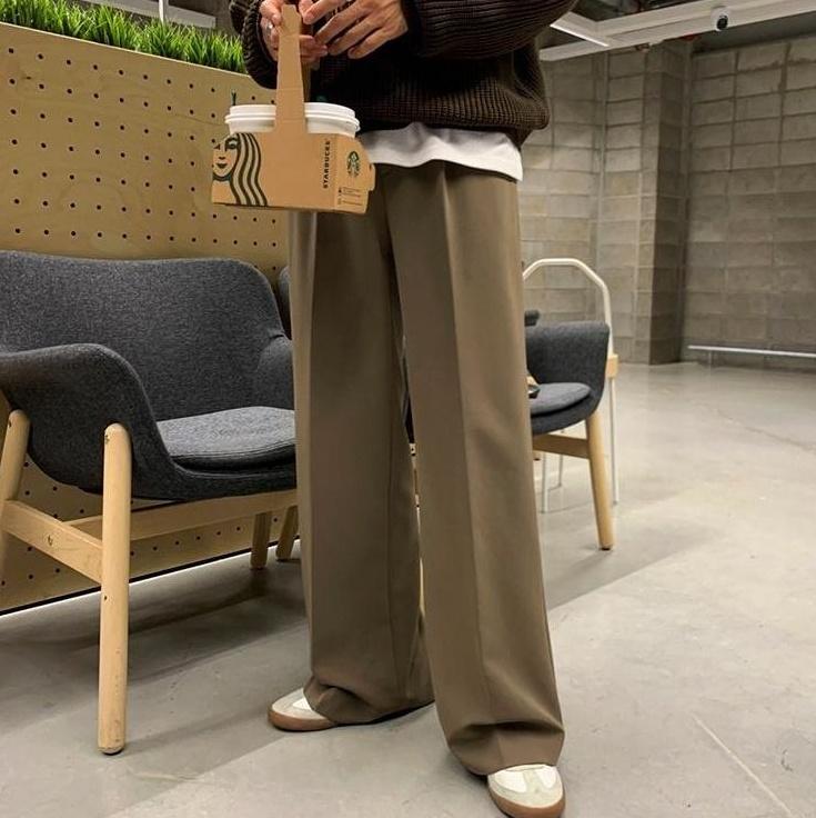 Casual Wideleg Trousers