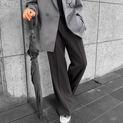 Casual Wideleg Trousers