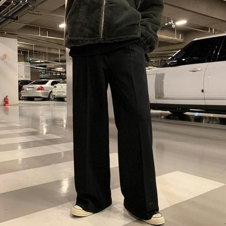 Casual Wideleg Trousers