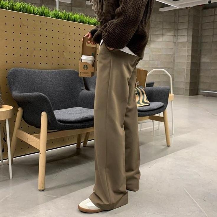 Casual Wideleg Trousers