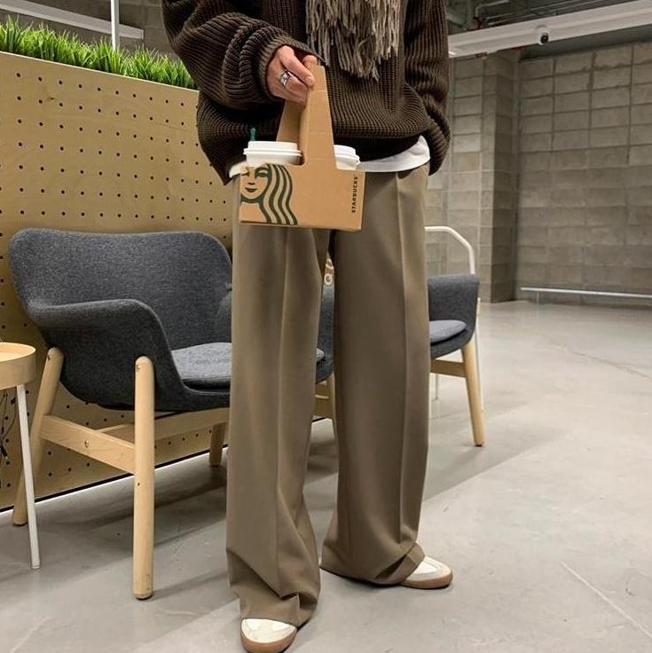 Casual Wideleg Trousers