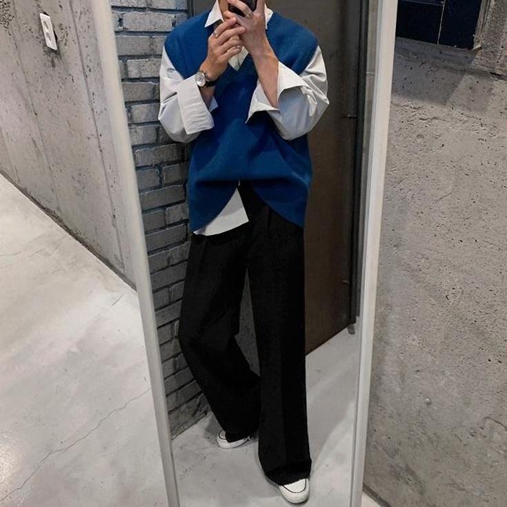 Casual Wideleg Trousers