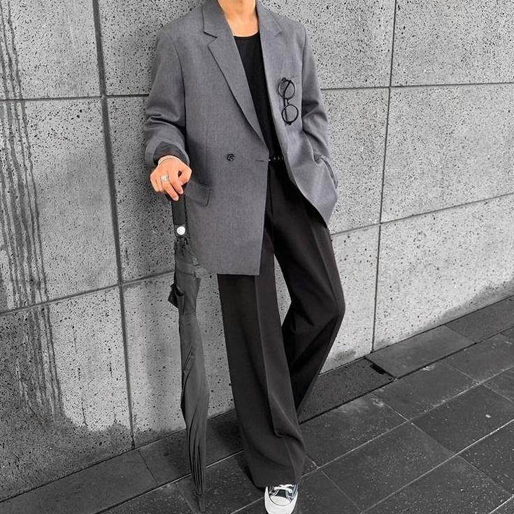 Casual Wideleg Trousers
