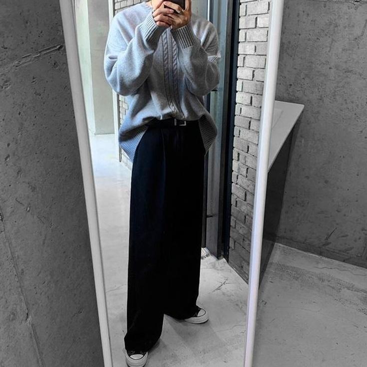 Casual Wideleg Trousers