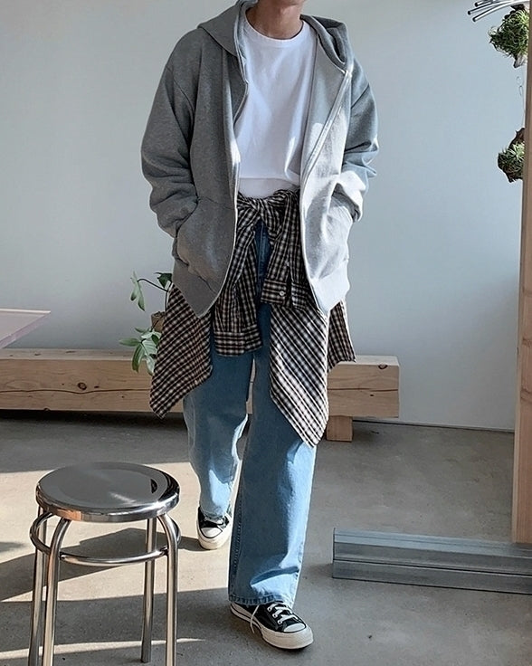 Casual Zip Hoodie