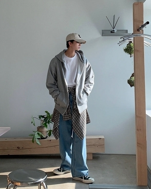 Casual Zip Hoodie