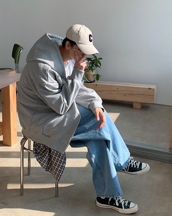 Casual Zip Hoodie