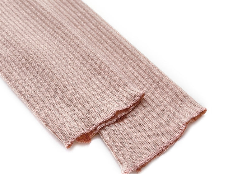 Pink Off-Shoulder Wrap Sweater