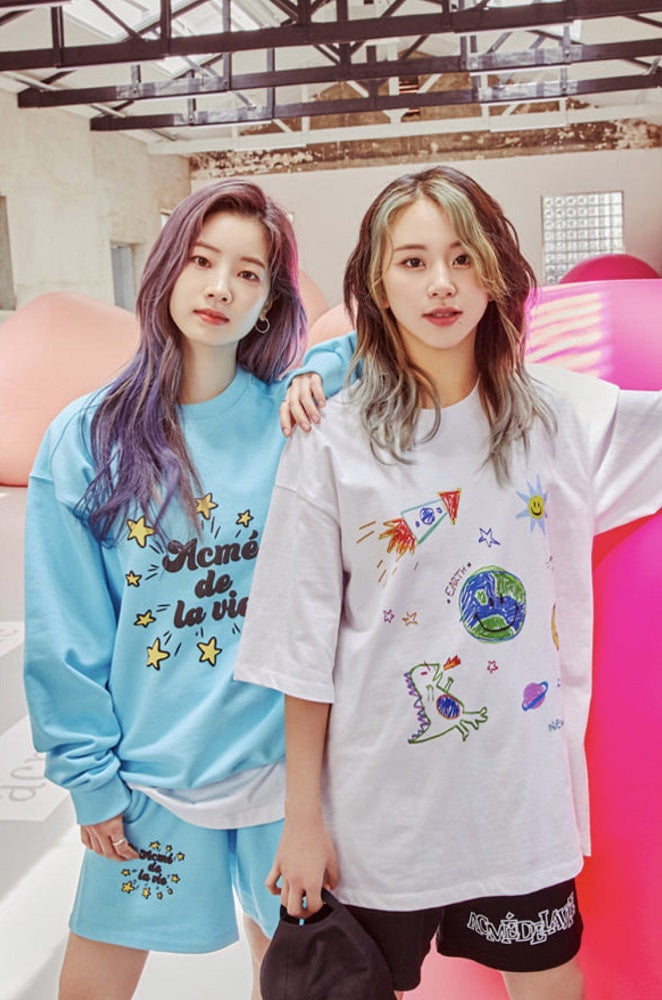 White Cute Graphic Print T-Shirt