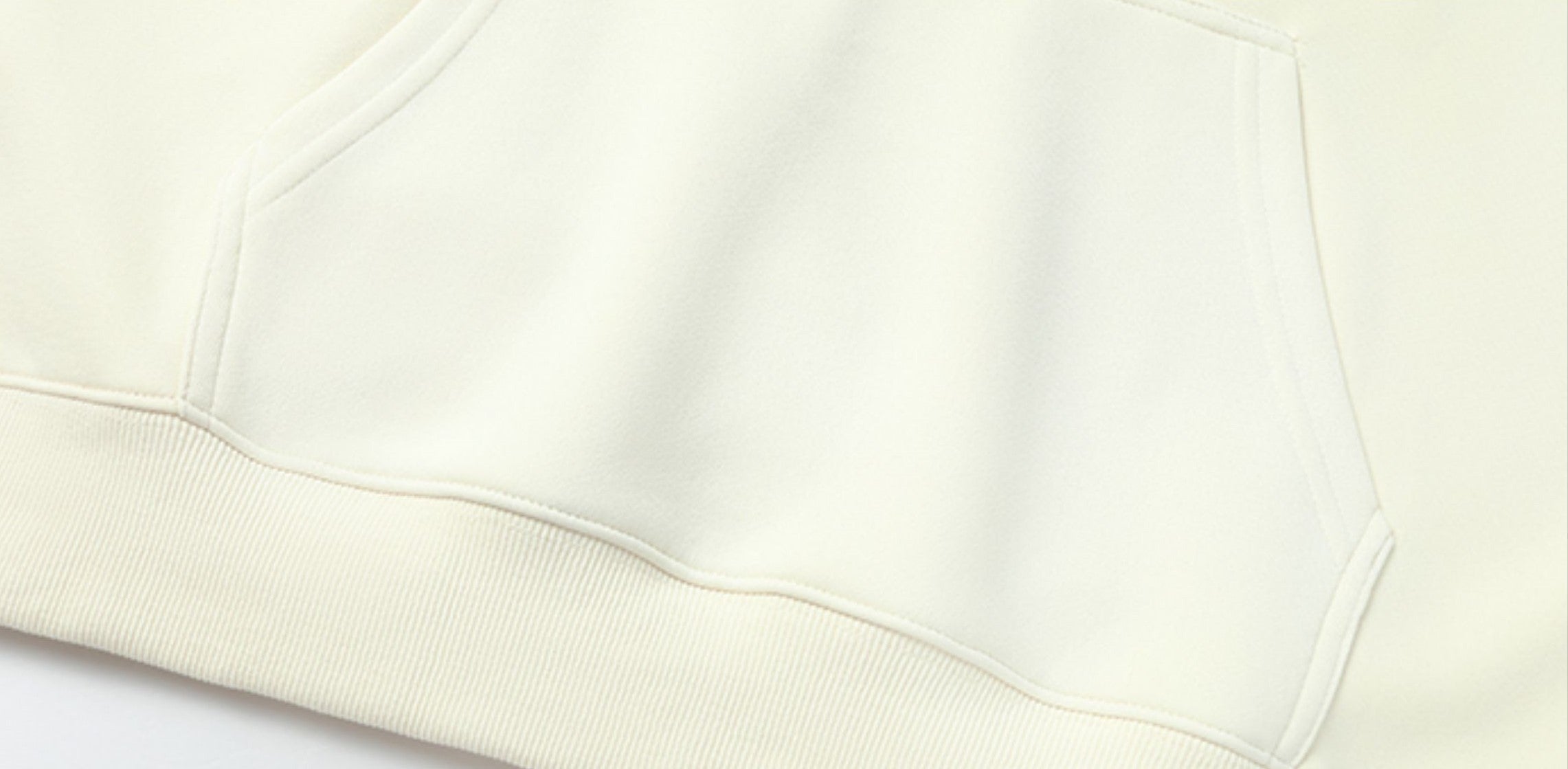 White And Blue Oversized Hoodie