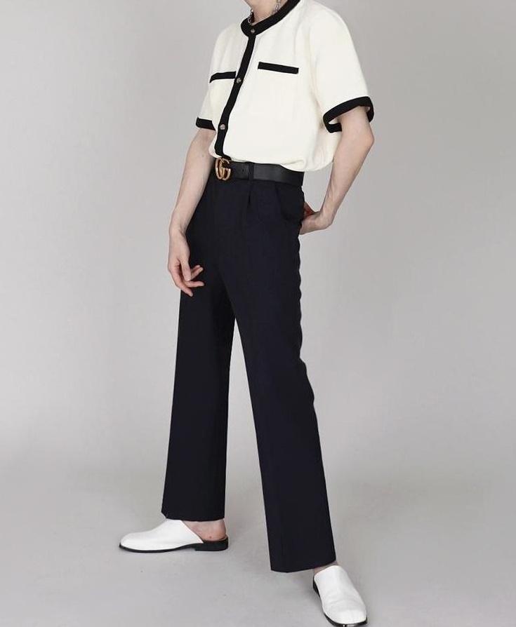 Chic Cardigan Short Sleeve T-Shirt