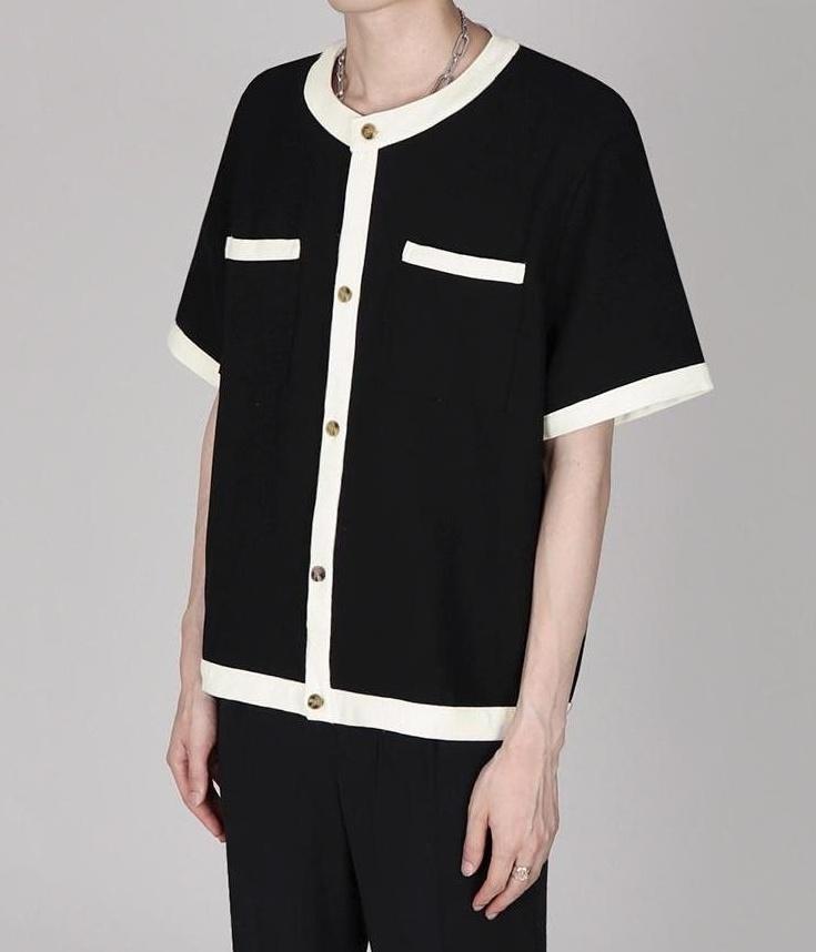 Chic Cardigan Short Sleeve T-Shirt