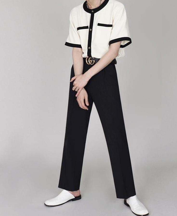 Chic Cardigan Short Sleeve T-Shirt