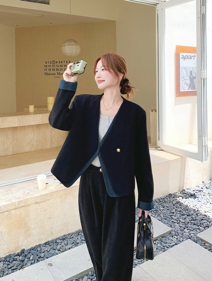 Chic Casual Wide Leg Pants Outfit Set