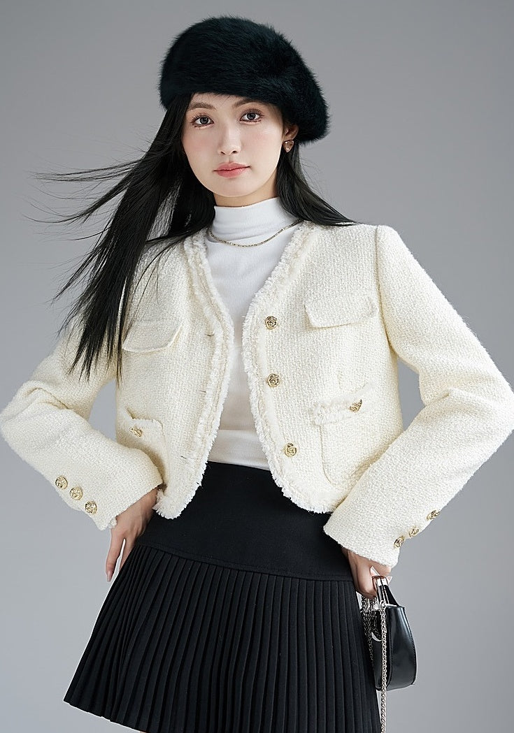 Chic French Style Elegant Winter Jacket