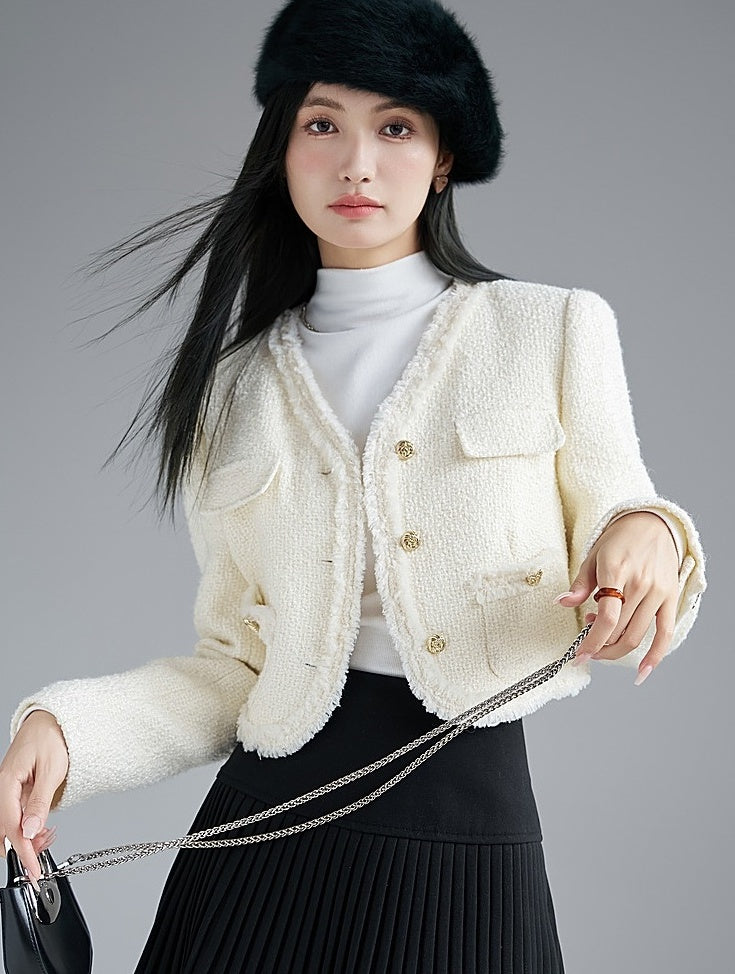 Chic French Style Elegant Winter Jacket