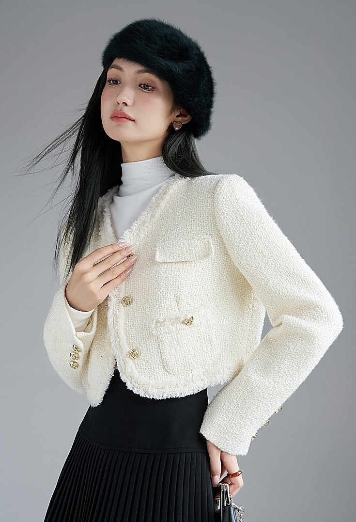 Chic French Style Elegant Winter Jacket