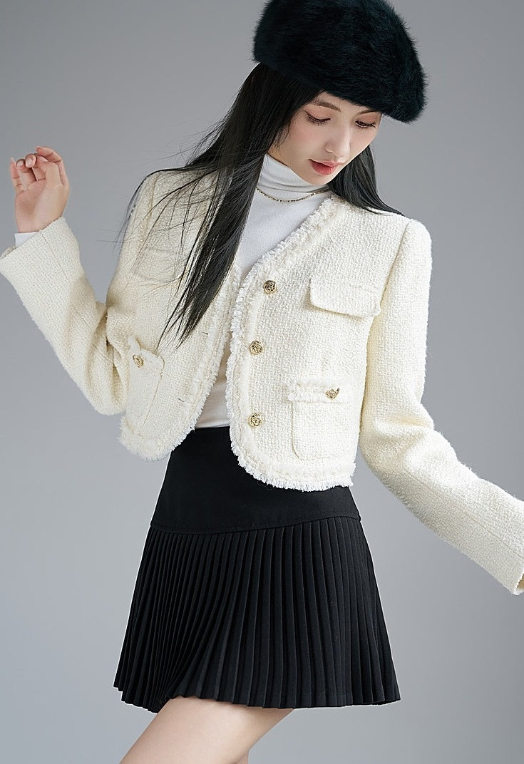 Chic French Style Elegant Winter Jacket