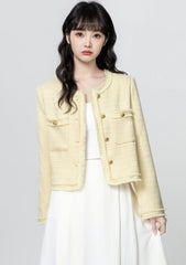 Chic French Style Fringe Cropped Jacket Cardigan